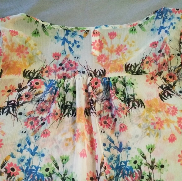 🌺FREE WITH PURCHASE OVER $10***KIMONO STYLE TOP - Picture 3 of 5